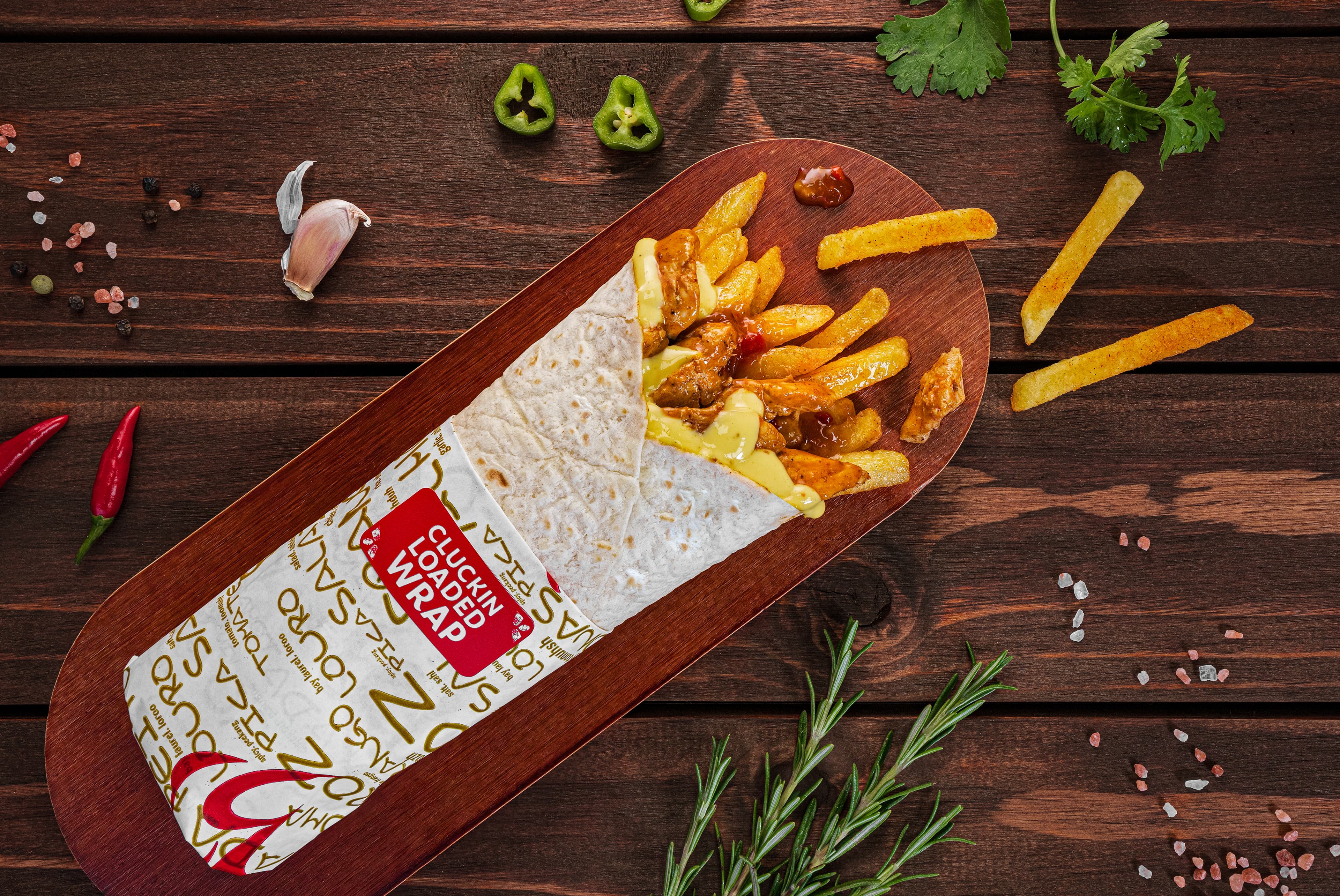 Cheesy Loaded Wrap